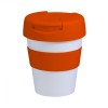 Flip Lid Plastic Karma Cups Orange